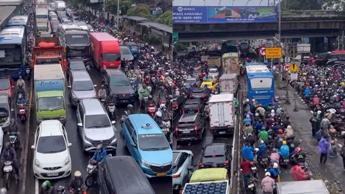 Macet Horor di Daan Mogot Jakbar
