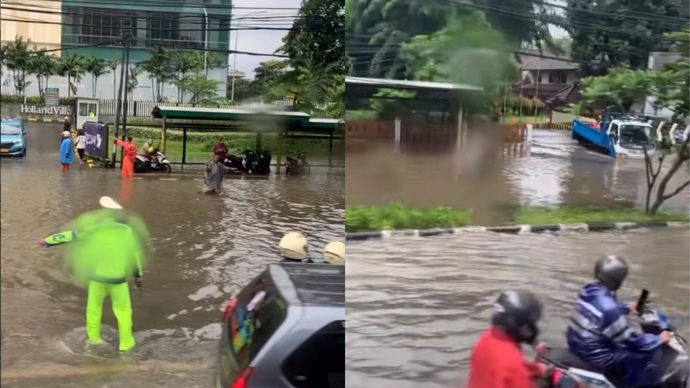 Banjir di Cempaka Putih