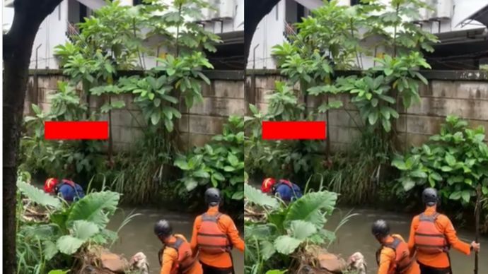 Seorang balita dilaporkan hanyut di aliran Kali Jantung, Kampung Bedahan RT 03/04, Kelurahan Pabuaran Mekar, Kecamatan Cibinong, Kabupaten Bogor, Kamis (29/1/2026