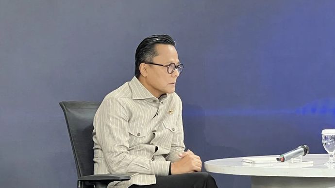 Chief Operating Officer (COO) Badan Pengelola Investasi Daya Anagata Nusantara (Danantara Indonesia) Dony Oskaria dalam acara &ldquo;Danantara: Menggerakkan Raksasa, Menyalakan Mesin Ekonomi Indonesia&rdquo; yang digelar di Jakarta, Rabu, 28 Januari 2026. (ANTAR