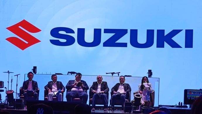 PT Suzuki Indomobil Sales (SIS) siap meluncurkan produk baru di IIMS 2026. (Foto: Adiantoro/NTV) 