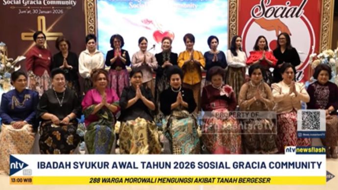 Perkumpulan Social Gracia Community menggelar ibadah syukur awal tahun 2026