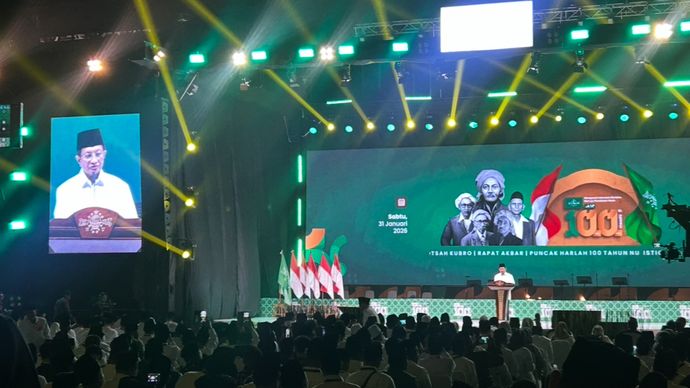 Menteri Agama yang juga Rais Syuriyah PBNU, Nasaruddin Umar