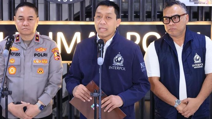 Sekretaris NCB Interpol Indonesia Divhubinter Polri Brigjen Pol Untung Widyatmoko. ANTARA/HO-Polri