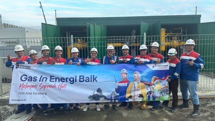 PT Perusahaan Gas Negara (Persero) Tbk (PGN) Area Karawang.