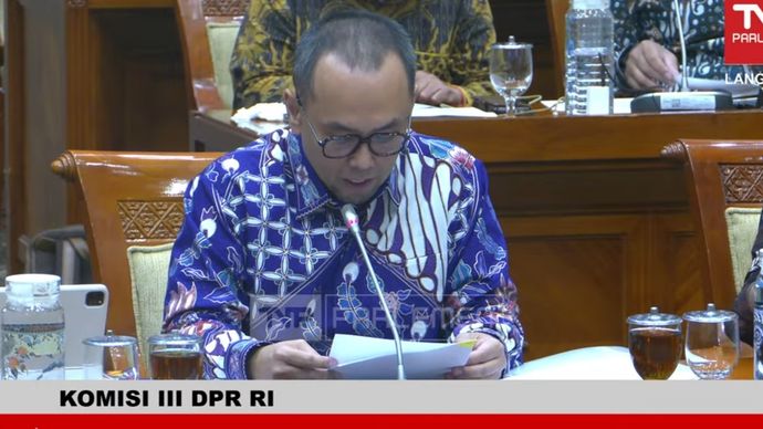 Rapat PPATK dengan DPR. 