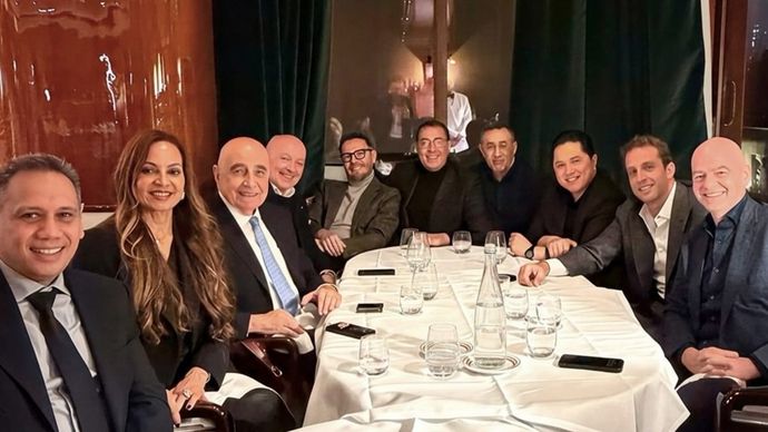 Hadiri Rapat Olimpiade 2026 di Milan, Erick Thohir Bertemu Petinggi Sepakbola Dunia