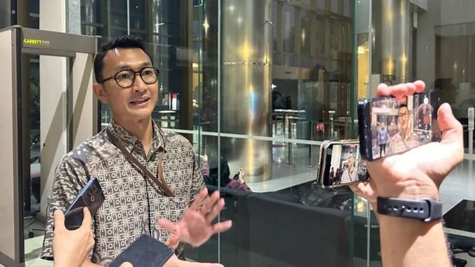 Juru Bicara Komisi Pemberantasan Korupsi Budi Prasetyo memberikan keterangan di Gedung Merah Putih KPK, Jakarta, Selasa, 3 Februari 2026. ANTARA/Rio Feisal