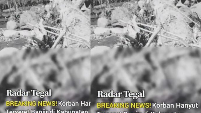 Korban yang diketahui bernama Ajun Arman Permadi, 17 tahun ditemukan di Sungai Gung Desa Kajen Kecamatan Lebaksiu Kabupaten Tegal.