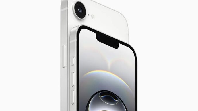 Ilustrasi tampilan iPhone 16e.