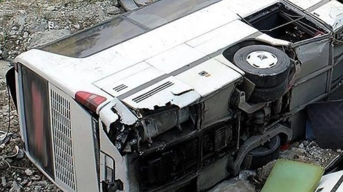 Ilustrasi - Kecelakaan kendaraan darat. ANTARA/Anadolu/py 