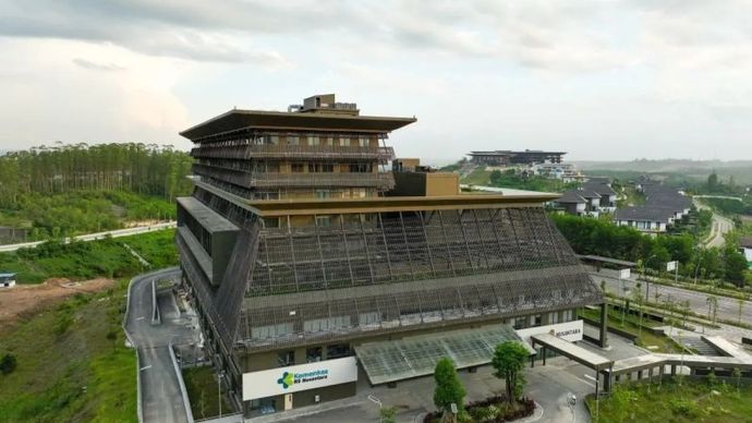 RSUP Kemenkes salah satu fasiltas pelayanan dasar telah beroperasi di IKN. ANTARA/HO-Humas Otorita IKN