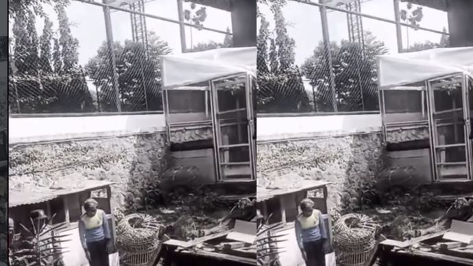 pria berlumuran darah