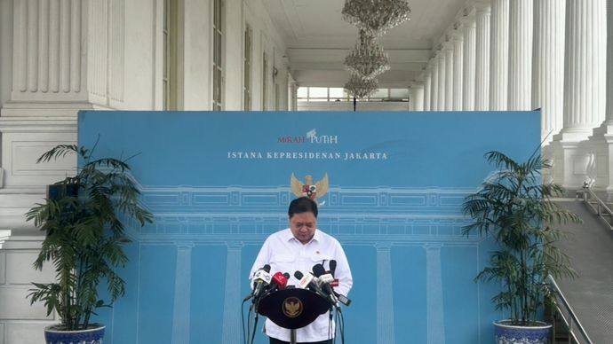 Menteri Koordinator Bidang Perekonomian Republik Indonesia Airlangga Hartarto 