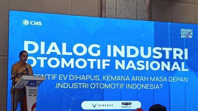 Ketua Tim Kerja Industri Kendaraan Bermotor Listrik Berbasis Baterai (KBLBB) Kemenperin, Patia Junjungan Maningdo. (Foto: Adiantoro/NTV)