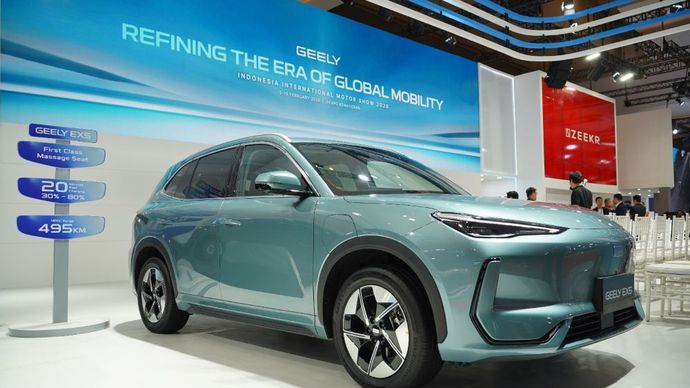 Geely Auto Indonesia mempererat kolaborasi komunitas EX5 di IIMS 2026. (Foto: Dok/Istimewa/Geely Auto Indonesia)