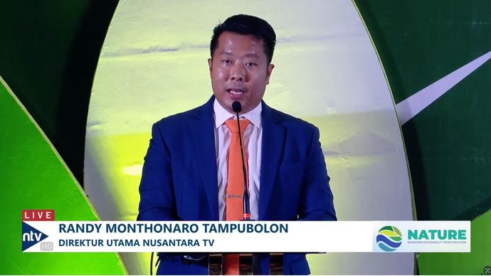 Direktur Utama Nusantara TV Randy Monthonaro Tampubolon.