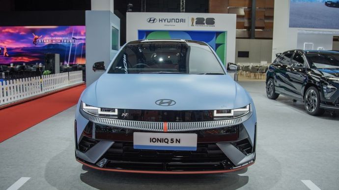 Hyundai IONIQ 5 N hadir di IIMS 2026. (Foto: Dok/Istimewa/HMID) 
