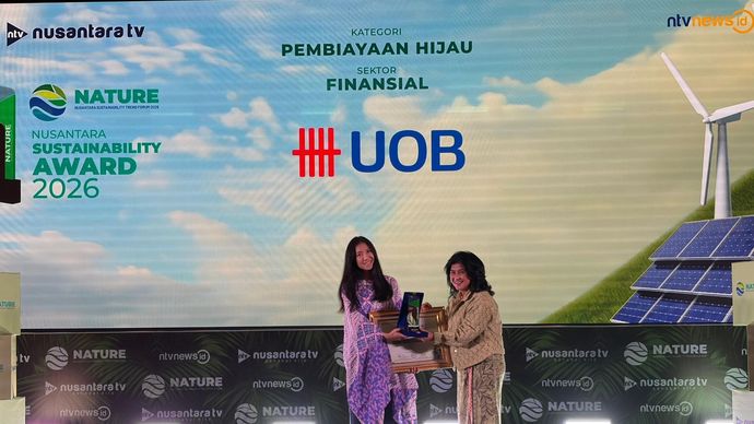 UOB Indonesia Sabet Nusantara Sustainability Award 2026 untuk Pembiayaan Hijau.