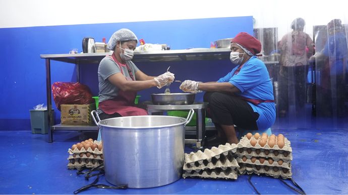 Dapur MBG dari Satuan Pelayanan Program Gizi (SPPG) di Kadiwano, Sumba Barat Daya, Nusa Tenggara Timur (NTT).