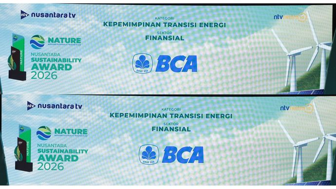 BCA Cetak Prestasi, Pimpin Transisi Energi di Sektor Finansial Dalam Nusantara Sustainability Award 2026