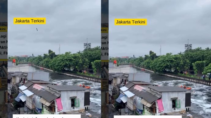 Seorang pria dilaporkan diduga tenggelam di Kali Jemit, Jalan Danau Sunter Barat, Kelurahan Sunter Agung, Kecamatan Tanjung Priok, Jakarta Utara, Rabu (18/2/2026).