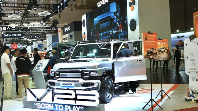 iCAR melakukan debut di pameran otomotif IIMS 2026, pada 5-15 Februari 2026. (Foto: Dok/Istimewa)