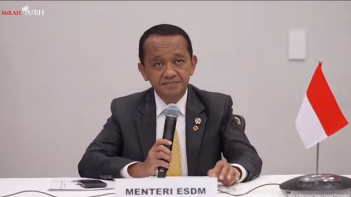 Menteri Energi dan Sumber Daya Mineral (ESDM) Bahlil Lahadalia