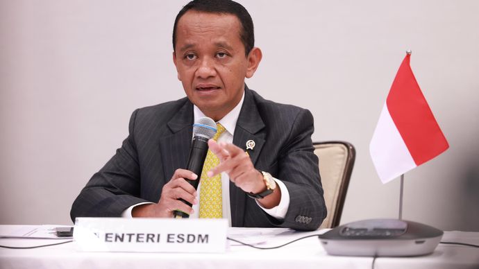 Menteri Energi dan Sumber Daya Mineral (ESDM), Bahlil Lahadalia.