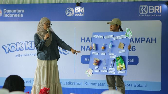 Hari Peduli Sampah Nasional, BRI Tegaskan Komitmen Peduli Sampah dan Wujudkan Astacita Lingkungan melalui &rdquo;BRI Peduli Yok Kita Gas&rdquo;. 