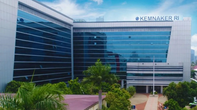 Ilustrasi - Gedung Kementerian Ketenagakerjaan. (ANTARA/HO-Kemnaker)