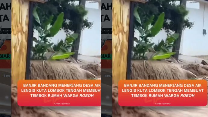 Banjir bandang hantam Lombok