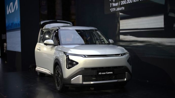 The All New Kia Carens mendominasi penjualan dengan ratusan SPK di IIMS 2026. (Foto: Dok/Istimewa)  
