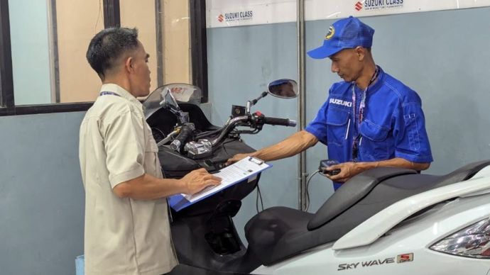 PT Suzuki Indomobil Sales (SIS) menyelenggarakan Suzuki Victorious Contest 2025 kategori Teknisi Sepeda Motor. (Foto: Dok/Istimewa)