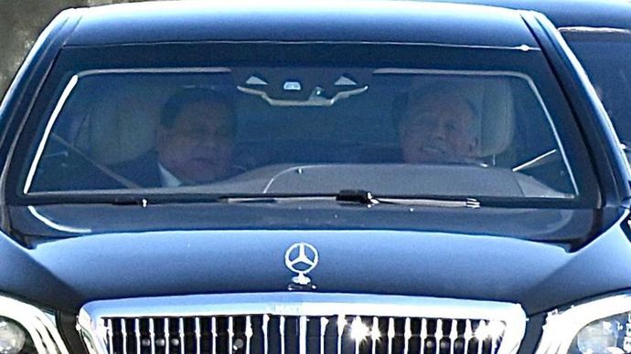 Presiden Republik Indonesia Prabowo Subianto menggelar pertemuan dengan Raja Kerajaan Yordania Hasyimiah, Raja Abdullah II ibn Al Hussein