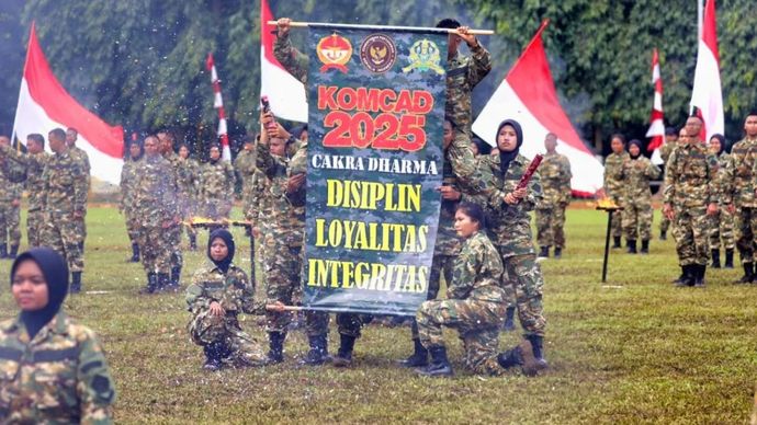 Arsip foto- Kementerian Pertahanan (Kemenhan) melaksanakan kegiatan penetapan komponen cadangan di Jakarta, Jumat, 28 Februari 2025. ANTARA/HO-Kementerian Pertahanan RI.