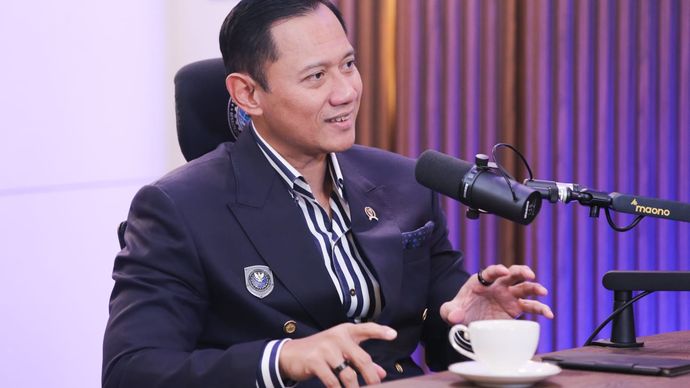 Kementerian Koordinator Bidang Infrastruktur dan Pembangunan Kewilayahan Agus Harimurti Yudhoyono (AHY) dalam episode perdana&nbsp;Podcast InfraMe,&nbsp;Selasa, 25 Februari 2026.