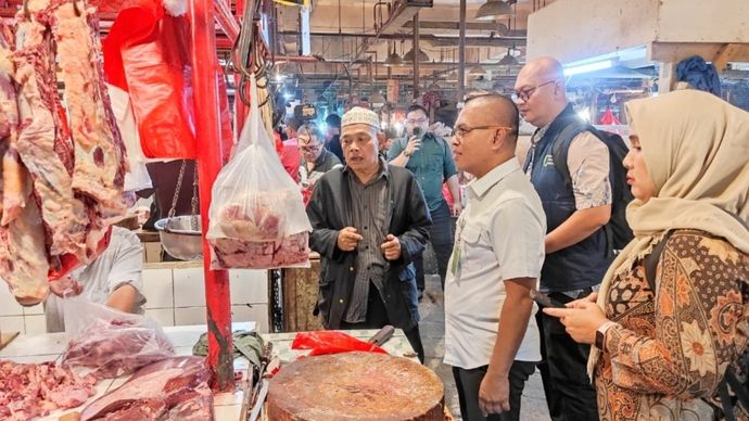 Pemerintah Sidak Pasar Sepekan Terakhir, Harga Daging hingga Cabai Terpantau Turun 