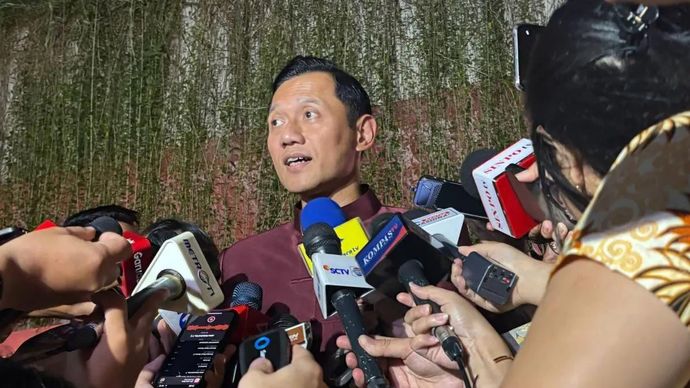 Menteri Koordinator bidang Infrastruktur dan Pengembangan Kewilayahan (Menko IPK) Agus Harimurti Yudhoyono saat menghadiri puncak perayaan imlek nasional yang digelar di Jakarta, Sabtu 28 Februari 2026. ANTARA/ (Sinta Ambar)