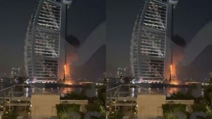 Hotel ikonik Burj Al Arab.