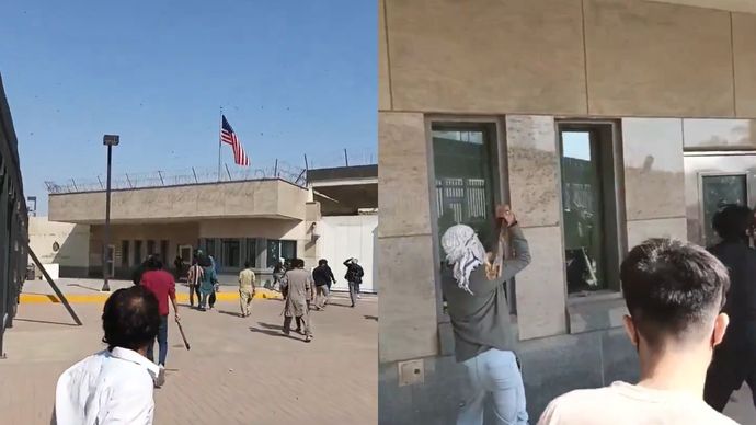 Massa Serbu Kedutaan AS di Karachi dan Baghdad