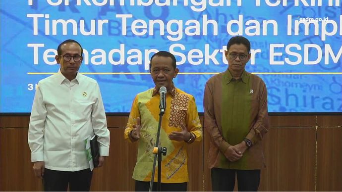 Menteri ESDM Bahlil Lahadalia.