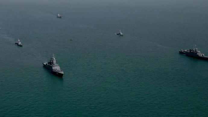 Ilustrasi Selat Hormuz, Iran. /ANTARA/Anadolu/py.