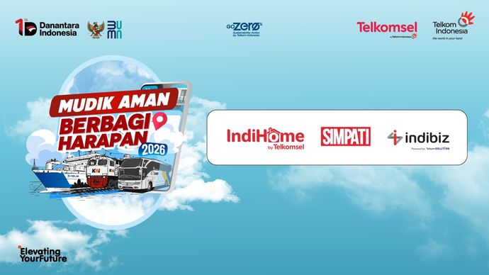 TelkomGroup mendukung Program Mudik Gratis BUMN 2026&nbsp;&ldquo;Mudik Aman, Berbagi Harapan&rdquo;