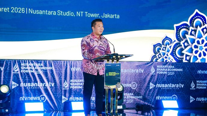 Direktur Utama Nusantara TV, Randy Tampubolon di NUSHAF 2026.