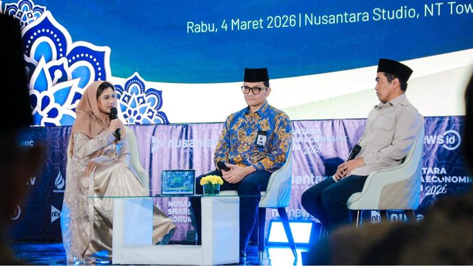 Nushaf 2026 Diskusi Bersama Fadlul Imansyah, Kepala BPKH dan Jaenal Effendi, Dirjen Pengembangan Ekosistem Ekonomi Haji dan Umrah 