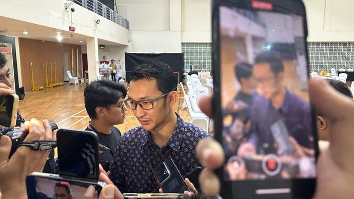 Juru Bicara Komisi Pemberantasan Korupsi Budi Prasetyo memberikan keterangan di Gedung Juang KPK, Jakarta, Selasa 3 Maret 2026. (ANTARA/Rio Feisal)