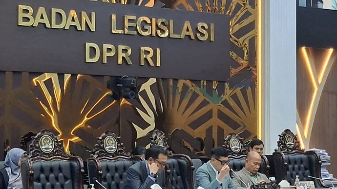 Baleg DPR RI saat rapat terkait RUU PPRT