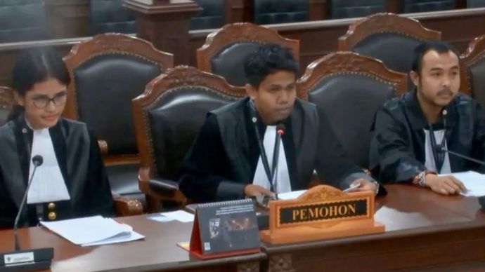 Tangkapan layar kuasa hukum pemohon dalam permohonan nomor 84/PUU-XXIV/2026 terkait uji materi Undang-Undang Aparatur Sipil Negara saat sidang perdana di Mahkamah Konstitusi, Jakarta, Jumat 6 Maret 2026. (ANTARA/YouTube/Mahkamah Konstitusi RI/Fath Putra Mulya)
