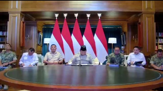 Prabowo Subianto Resmikan Jembatan Bailey dan Jembatan Armco 